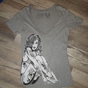 Tattooed bikini print